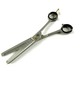 Professional German Double Teeth Hair Trimming Thinning Scissors Shears + Free Tweezers