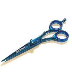 German Hair Cutting Grooming Trimming Scissors Shears Blue