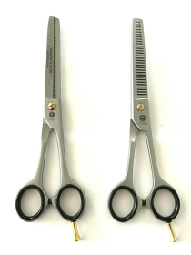 German Professional Double and Single Teeth Thinning Trimming Shears