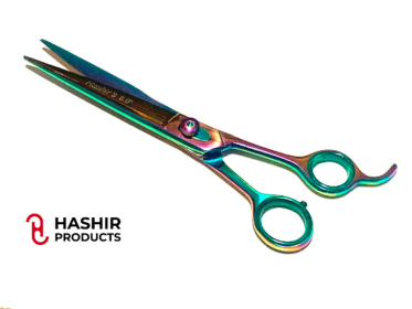 Titanium Multi Color Barber Groomer Haircutting Trimming Shears Scissors