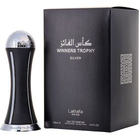 LATTAFA PRIDE WINNERS TROPHY SILVER by Lattafa EAU DE PARFUM SPRAY 3.4 OZ