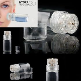 HYDRA 20pin Needles Bottle 0.5 mm Acupuncture Screw Microneedle Derma Stamp Skin Rejuvenation