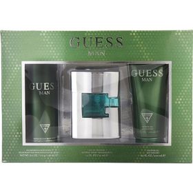 GUESS MAN by Guess EDT SPRAY 2.5 OZ & DEODORANT SPRAY 6 OZ & SHOWER GEL 6.7 OZ