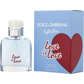 D & G LIGHT BLUE LOVE IS LOVE by Dolce & Gabbana EDT SPRAY 2.5 OZ