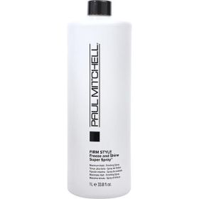 PAUL MITCHELL by Paul Mitchell FREEZE AND SHINE SUPER FINISHING SPRAY REFILL 33.8 OZ (WITHOUT SPRAYER)