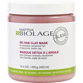 BIOLAGE by Matrix RAW RE-HAB CLAY MASK 14.4 OZ