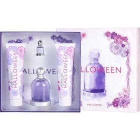 HALLOWEEN by Jesus del Pozo EDT SPRAY 3.4 OZ & BODY LOTION 5 OZ & SHOWER GEL 5 OZ & EDT 0.15 OZ MINI