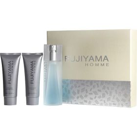 FUJIYAMA by Succes de Paris EDT SPRAY 3.3 OZ & AFTERSHAVE BALM 3.3 OZ & SHOWER GEL 3.3 OZ