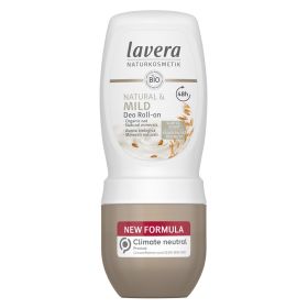 LAVERA - Deo Roll-On (Natural & Mild) - With Organic Oat & Natural Minerals 638895/111069 50ml/1.7oz