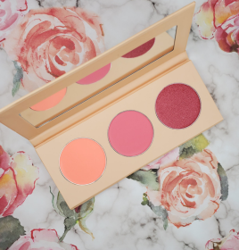 Three Shades Blush Palette (Color: Pink/Red)