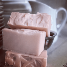 Organic Handmade Soap (Color: Candy Cane, size: 7oz)