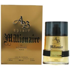 AB Spirit Millionaire by Lomani (Option: 3.3 oz Eau De Toilette Spray for Men)