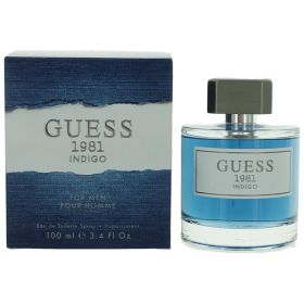 Guess 1981 Indigo by Guess (Option: 3.4 oz Eau De Toilette Spray for Men)