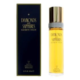 Diamonds & Sapphires by Elizabeth Taylor (Option: 3.3 oz Eau De Toilette Spray for women)