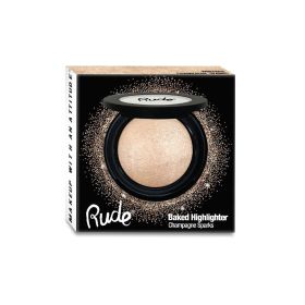 RUDE Baked Highlighter (Color: Champagne Sparks)