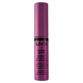 NYX Moisturizing Sweet Butter Lip Gloss 0.23 Oz (Color: Raspberry Tart)